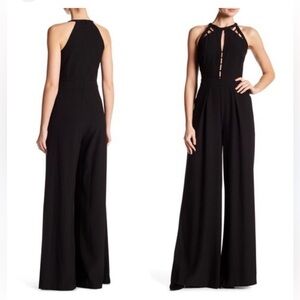 NWT ZAC Zac Posen Elegant Black Wide Leg Jumpsuit